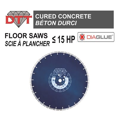 Béton, Scie a Plancher, <25HP