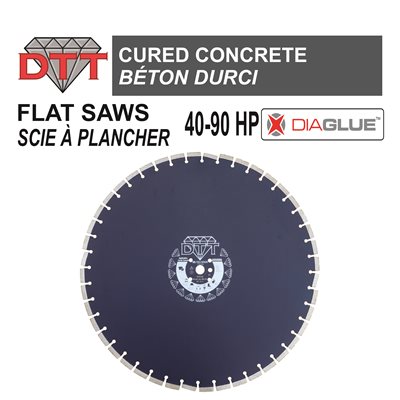 Béton Durci, Scies 40-90HP