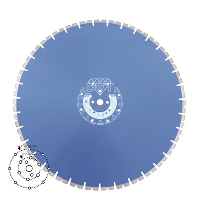 32''x0.187'' Wall / Curb saw blade