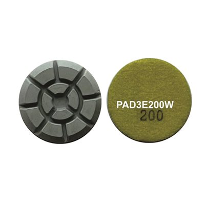 3'' Econo polishing pad, Grit 200
