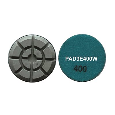 3'' Econo polishing pad, Grit 400