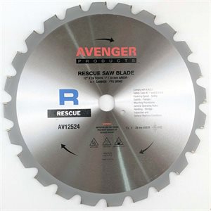 12" x 20mm / 1" carbide blade for Rescue