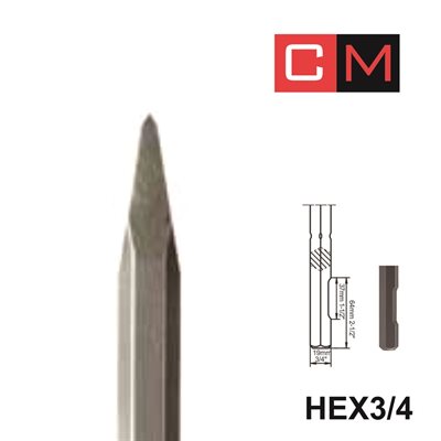 HEX3 / 4; Pointe; 16