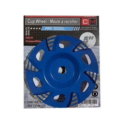 5" x 5 / 8-11 x 7T Cup Wheel -Pro quality